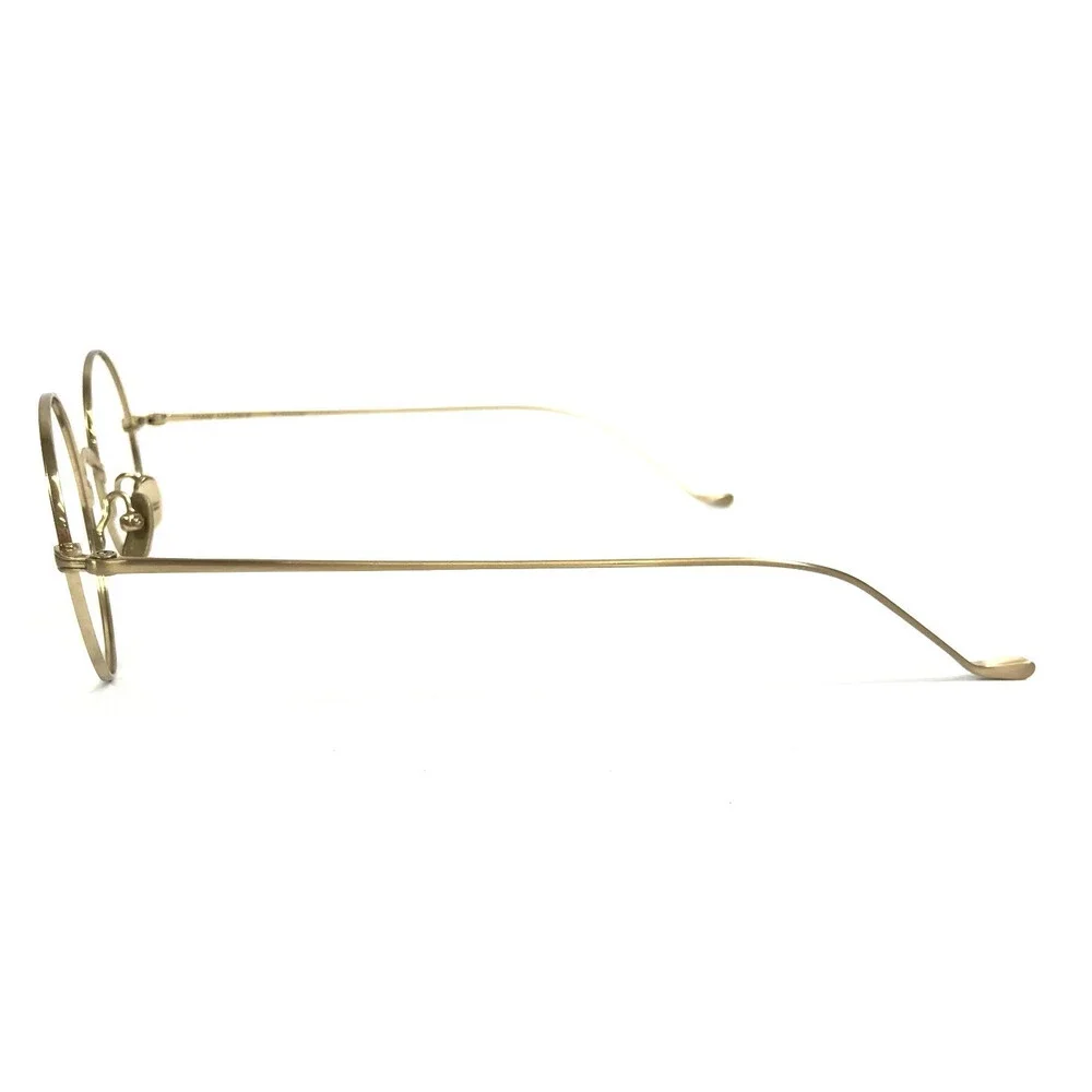 Frank Custom Eyeglasses Frames FT7212 Col. 3 Titanium Gold Wire Rim 45-22-145